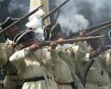 Patriots in mock battle