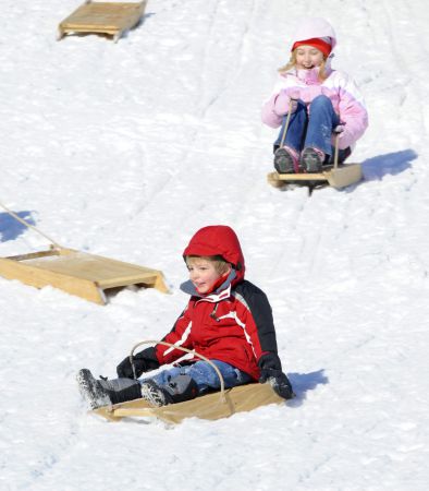sledding