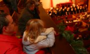 A choral performance in the Center Meetinghouse